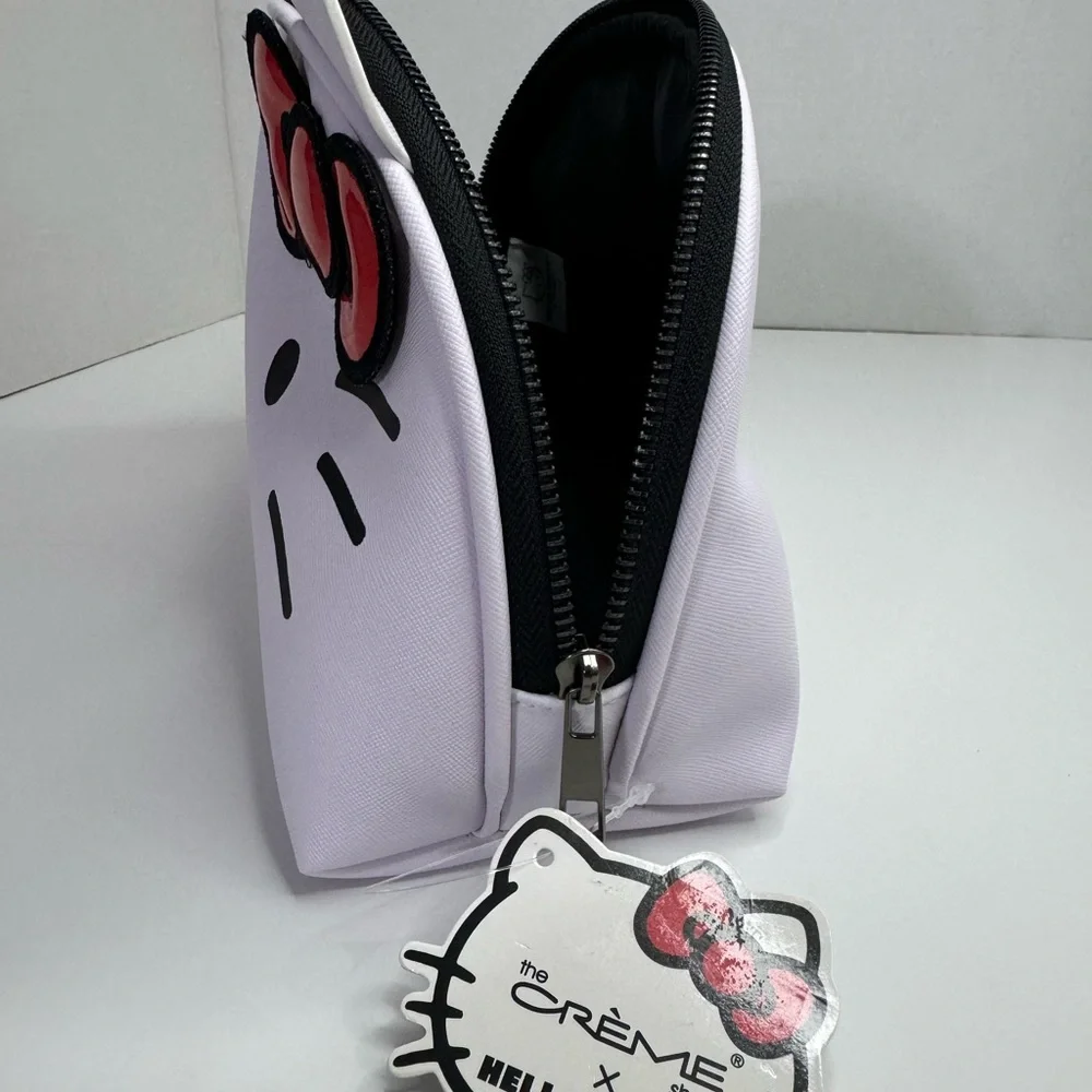 Hello Kitty x The Crème Shop Dome Makeup Travel Pouch (Red) - Picture 11 of 12